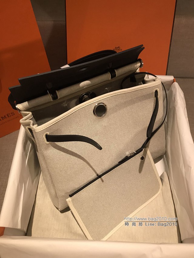 Hermes包包 愛馬仕升級版Herbag 手提肩背斜挎包 男女同款  tdh2044
